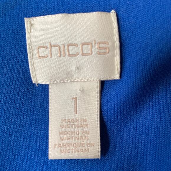 Chico's Washed Stripe Kristi Maxi Dress tie dye look sleeveless elastic waist M - Picture 3 of 6